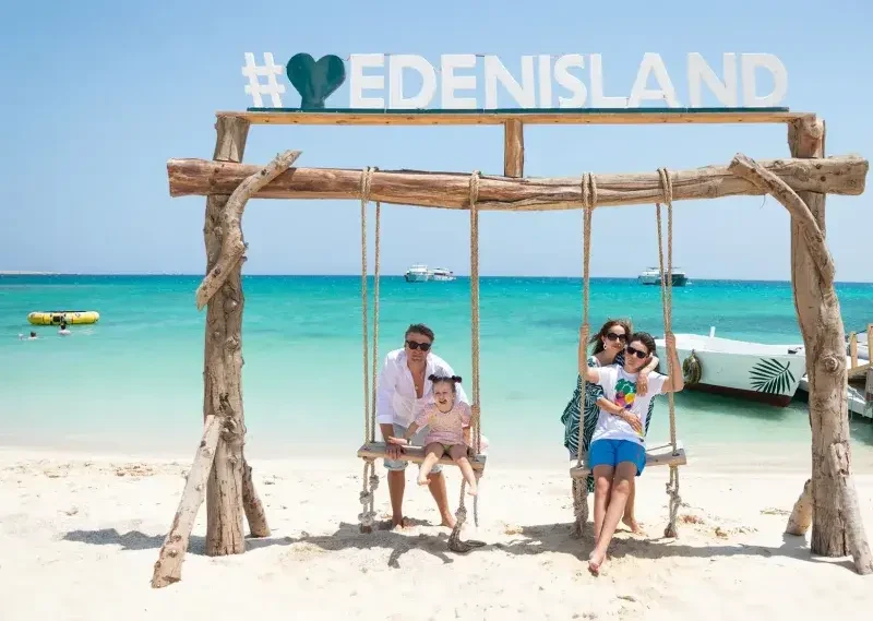 Eden Island Hurghada day tour experience
